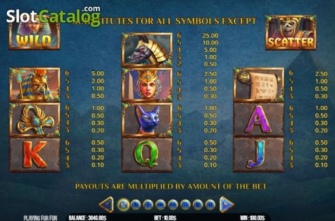 Οθόνη5. The Mummy Win Hunters Epicways Κουλοχέρης