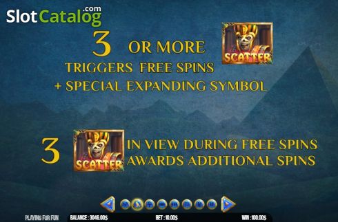 Οθόνη6. The Mummy Win Hunters Epicways Κουλοχέρης