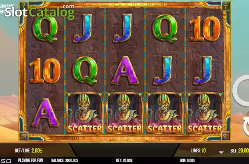 Οθόνη2. The Mummy Win Hunters Κουλοχέρης