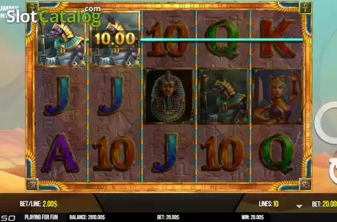Οθόνη3. The Mummy Win Hunters Κουλοχέρης