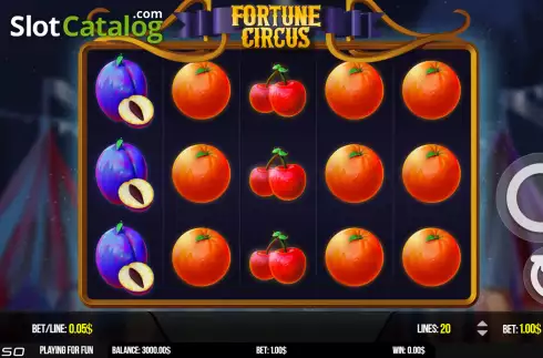 Οθόνη2. Fortune Circus Κουλοχέρης