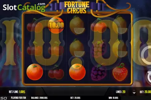Οθόνη3. Fortune Circus Κουλοχέρης
