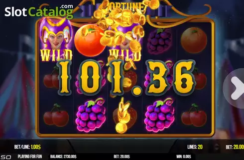 Οθόνη4. Fortune Circus Κουλοχέρης