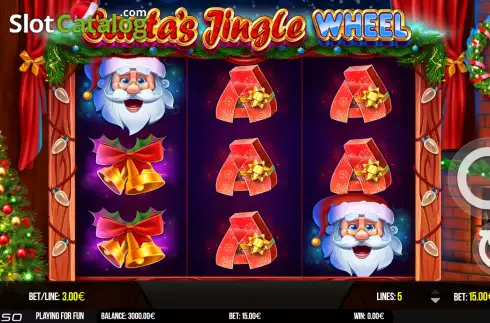Οθόνη2. Santa's Jingle Wheel Κουλοχέρης