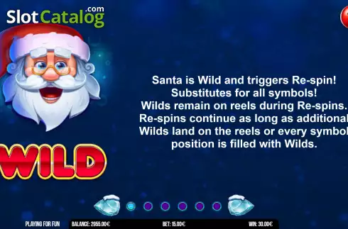 Οθόνη5. Santa's Jingle Wheel Κουλοχέρης