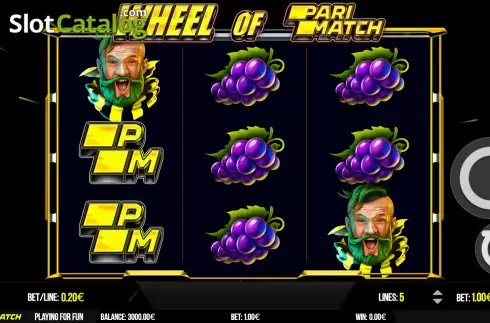 Οθόνη2. Wheel of Parimatch Κουλοχέρης