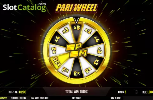 Οθόνη4. Wheel of Parimatch Κουλοχέρης