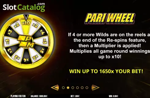 Οθόνη7. Wheel of Parimatch Κουλοχέρης