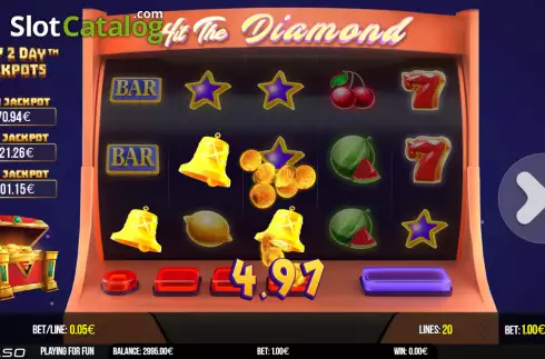Οθόνη3. Hit The Diamond Κουλοχέρης