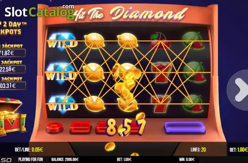 Οθόνη4. Hit The Diamond Κουλοχέρης