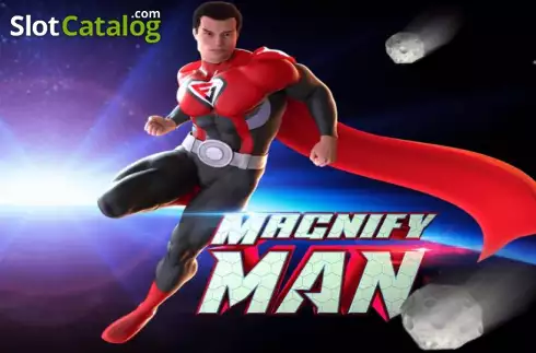Magnify Man Λογότυπο Magnify Man Λογότυπο