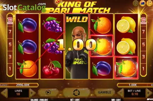 Οθόνη4. King of Parimatch Κουλοχέρης