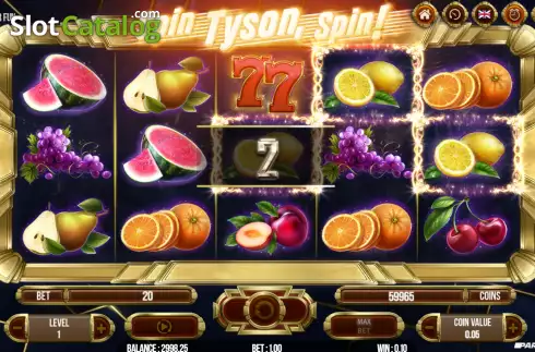 Οθόνη3. Spin Tyson, Spin! Κουλοχέρης