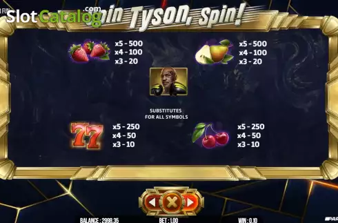 Οθόνη6. Spin Tyson, Spin! Κουλοχέρης