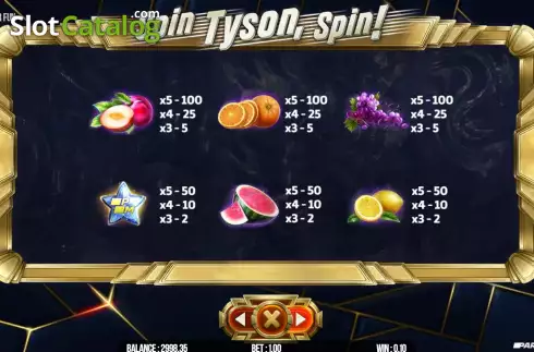 Οθόνη7. Spin Tyson, Spin! Κουλοχέρης