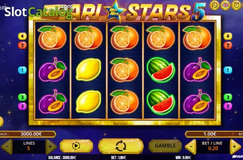 Οθόνη2. Pari Stars 5 Κουλοχέρης