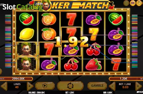 Οθόνη4. Joker Match Κουλοχέρης