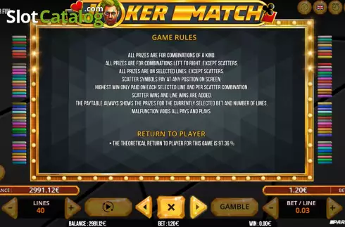 Οθόνη7. Joker Match Κουλοχέρης