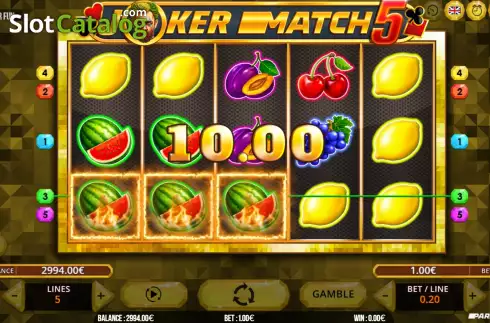 Οθόνη4. Joker Match 5 Κουλοχέρης