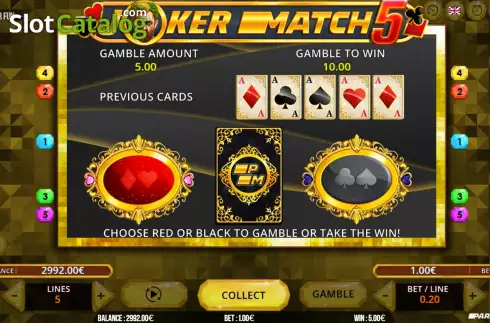 Οθόνη5. Joker Match 5 Κουλοχέρης