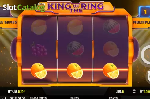 Οθόνη3. King Of The Ring Κουλοχέρης
