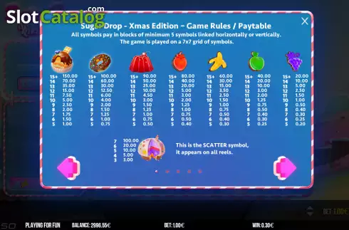 Οθόνη5. Sugar Drop Xmas Edition Κουλοχέρης