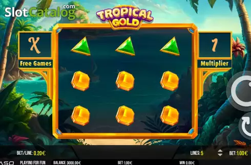 Οθόνη3. Tropical Gold Κουλοχέρης