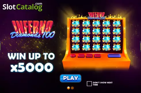 Οθόνη2. Inferno Diamonds 100 Κουλοχέρης