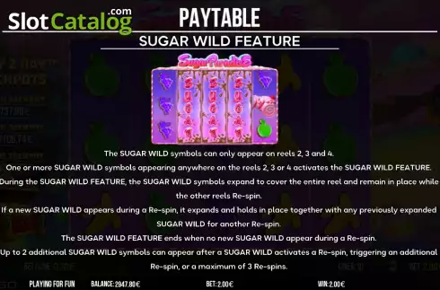 Οθόνη5. Sugar Paradise Κουλοχέρης