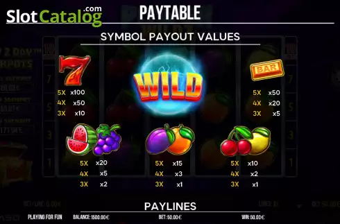 Οθόνη6. Power Wildz: Fruit Saga Κουλοχέρης