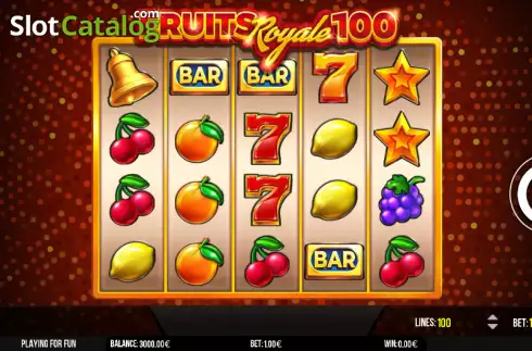 Οθόνη2. Fruits Royale 100 Κουλοχέρης