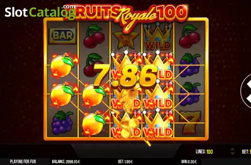 Οθόνη3. Fruits Royale 100 Κουλοχέρης