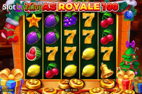 Οθόνη2. Xmas Royale 100 Κουλοχέρης