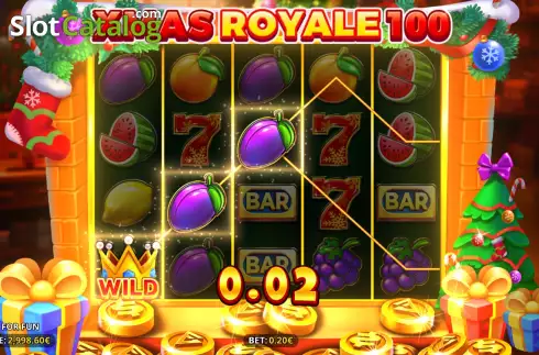 Οθόνη3. Xmas Royale 100 Κουλοχέρης