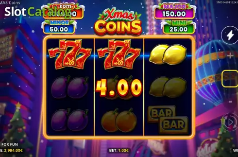 Οθόνη4. Xmas Coins Κουλοχέρης