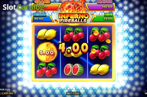 Οθόνη3. Inferno Fireballs Κουλοχέρης