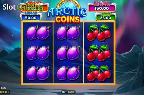 Οθόνη2. Arctic Coins: Running Wins Κουλοχέρης