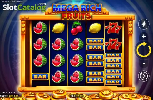 Οθόνη2. Mega Rich Fruits Κουλοχέρης