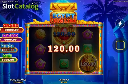 Οθόνη3. Egypt Coin Link Κουλοχέρης
