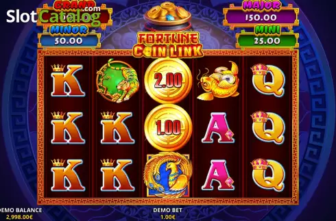 Οθόνη3. Fortune Coin Link Κουλοχέρης