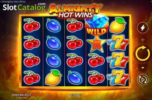 Οθόνη2. Almighty Hot Wins Κουλοχέρης 