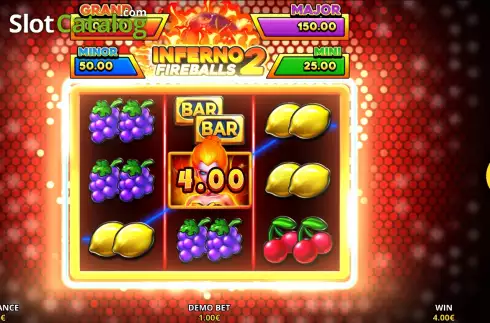 Οθόνη3. Inferno Fireballs 2 Κουλοχέρης
