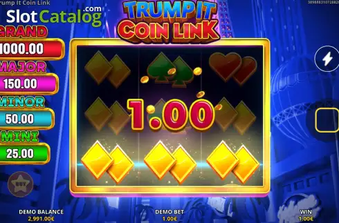 Οθόνη5. Trump It Coin Link Κουλοχέρης 