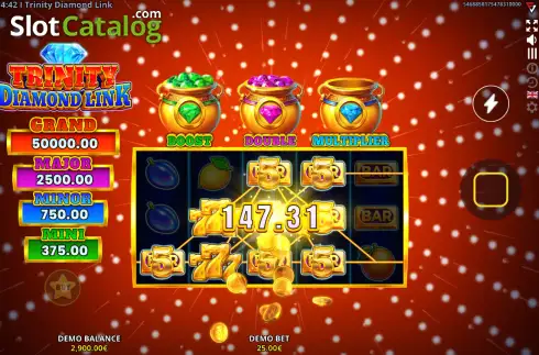 Οθόνη3. Trinity Diamond Link Κουλοχέρης