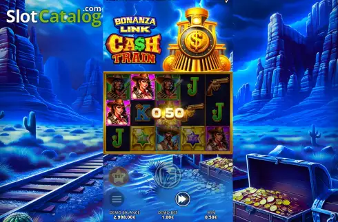 Οθόνη3. Bonanza Link: Cash Train Κουλοχέρης