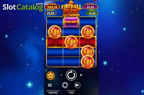 Οθόνη2. Fireball Fury: Hot Bonus Κουλοχέρης