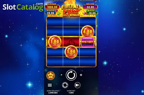 Οθόνη3. Fireball Fury: Hot Bonus Κουλοχέρης