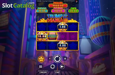 Οθόνη2. Trump It Mania: Hot Bonus Κουλοχέρης