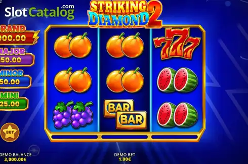 Οθόνη2. Striking Diamond 2: Running Wins Κουλοχέρης