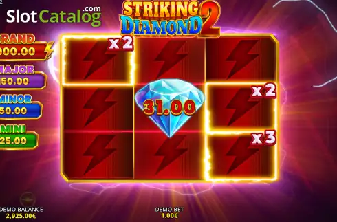 Οθόνη3. Striking Diamond 2: Running Wins Κουλοχέρης